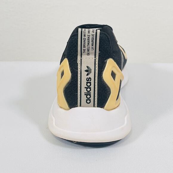 Adidas Originals Shoes Womens 9 XZ 2K Flux Black Yellow Gym Trainers Sneakers - Picture 7 of 11
